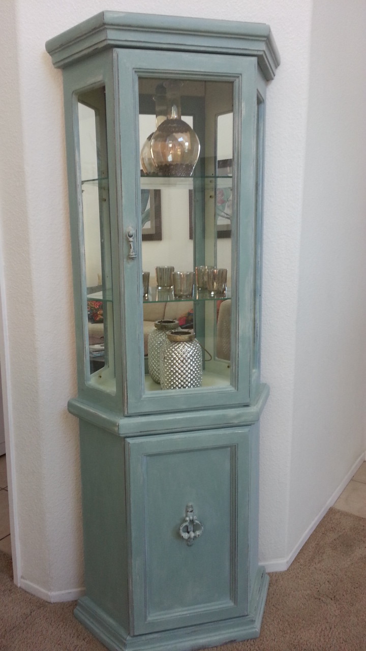 Beach Chic Curio Cabinet The Contented House